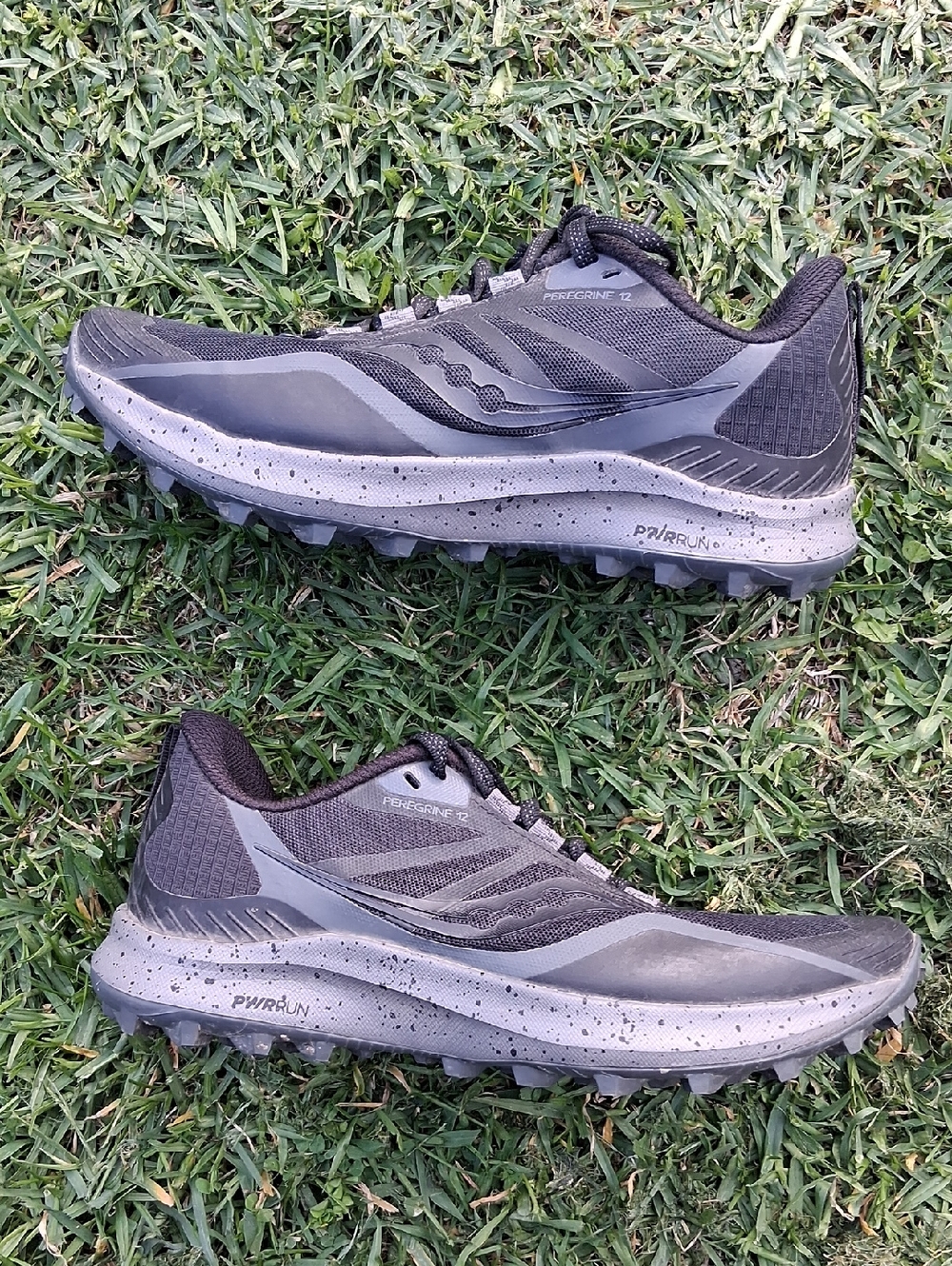 Men's Black Running Shoes - Picture 8 of 14